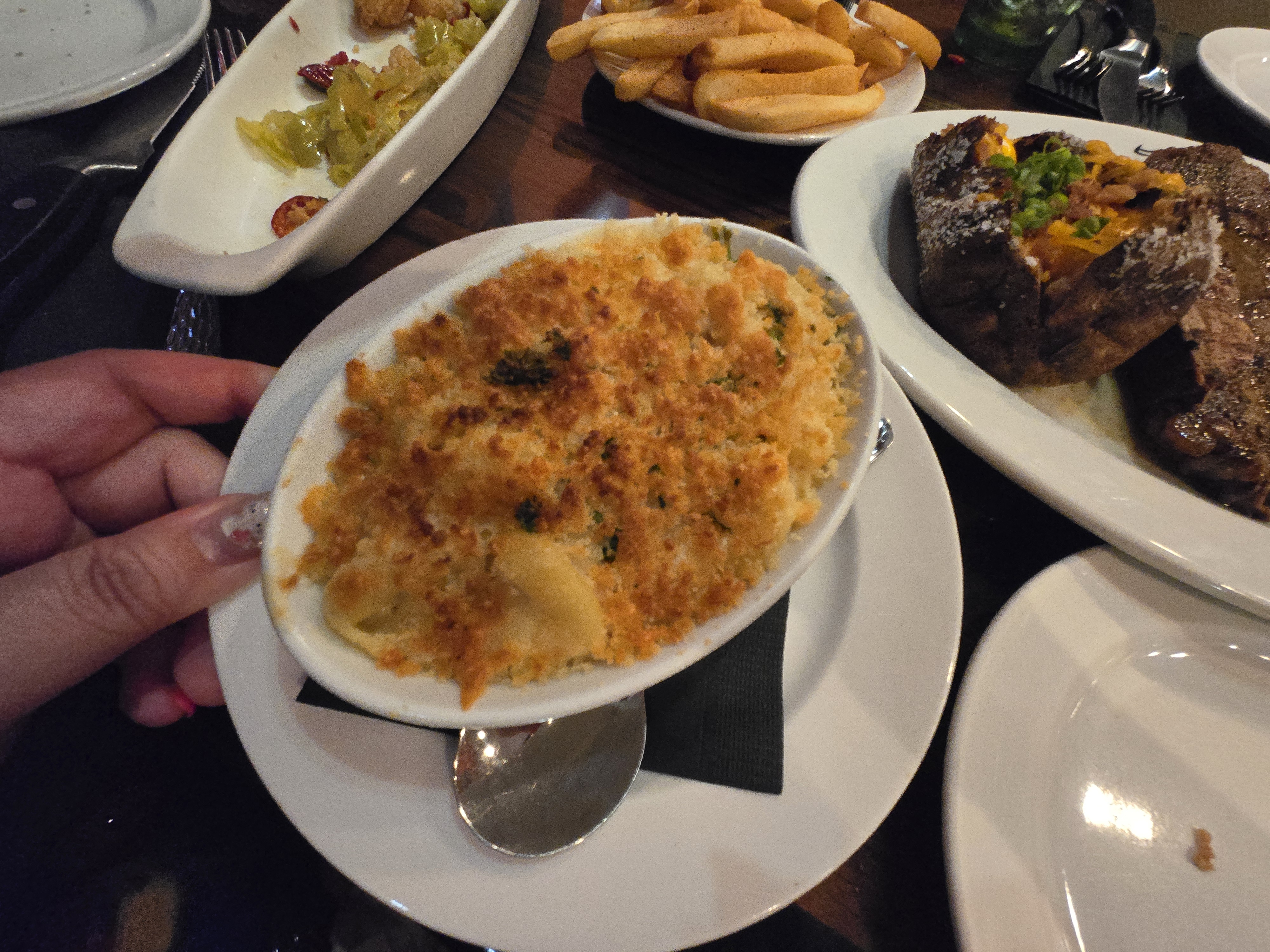 괌 맛집 롱혼 스테이크 맥앤치즈 사이드