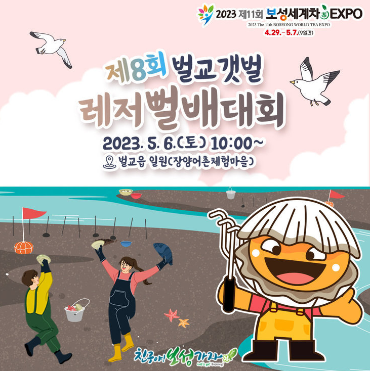 벌교 갯벌 레저 뻘배대회 안내