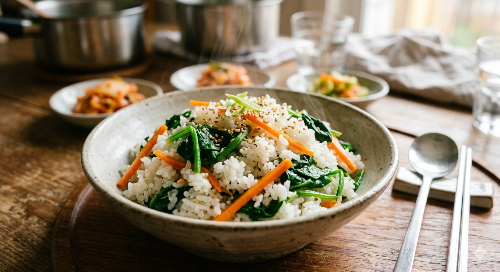철분 가득 소고기 시금치 진밥 완성 농도와 12개월 아기 식단