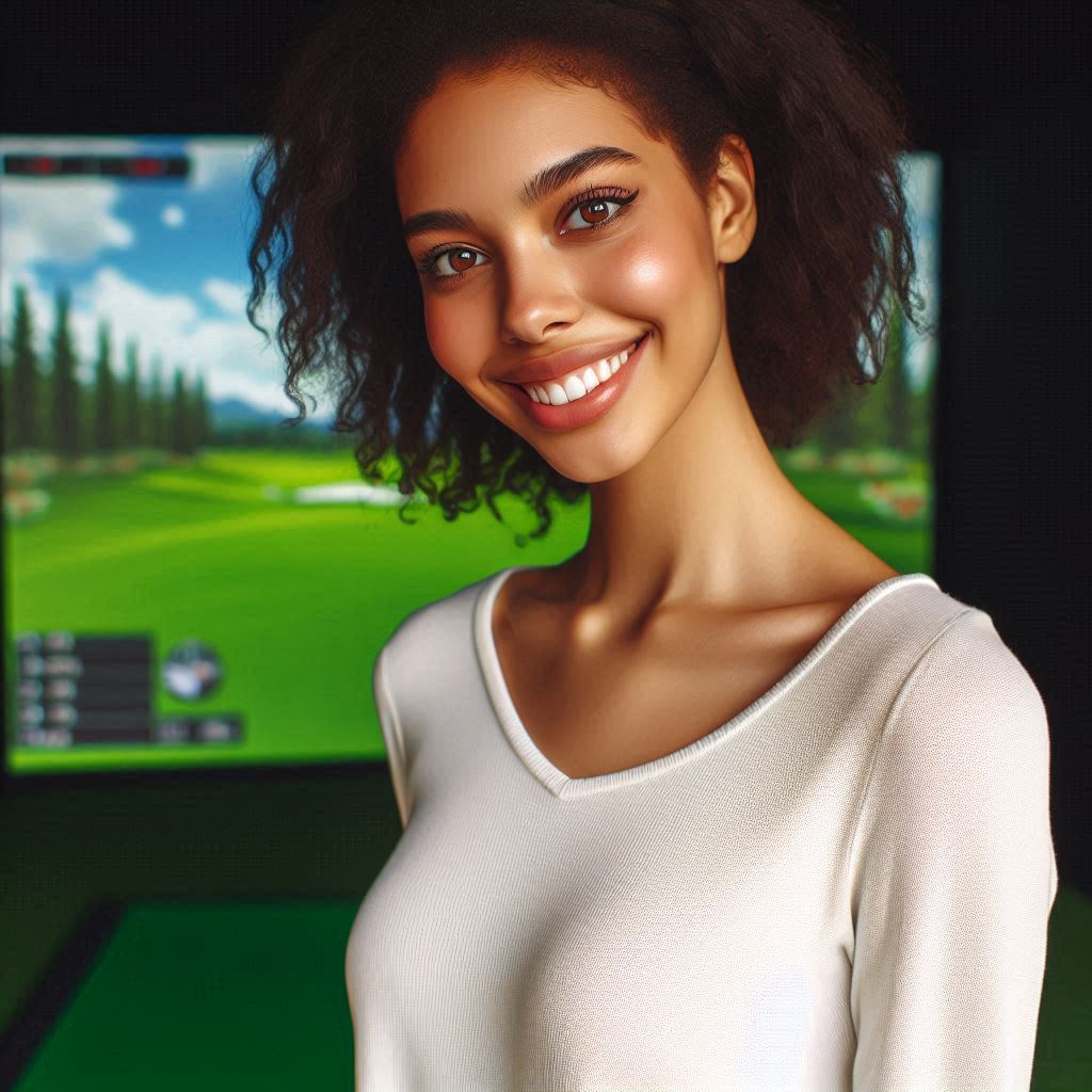 스크린골프장 배경