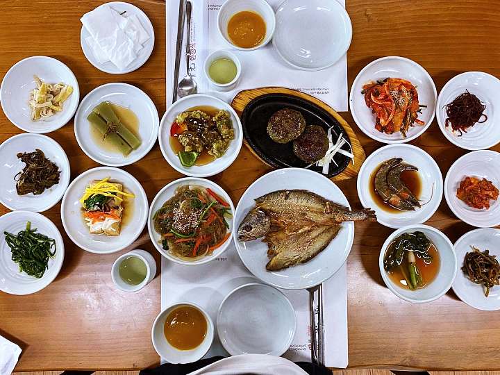 이만기 동네한바퀴 보성 녹차 한정식 맛집 녹차떡갈비 녹차전 녹차묵 소개