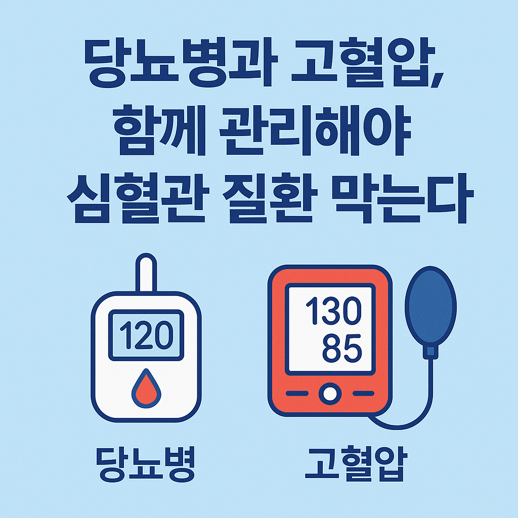 “당뇨병과 고혈압 동시에 관리하는 법! 심혈관 질환 예방 전략”