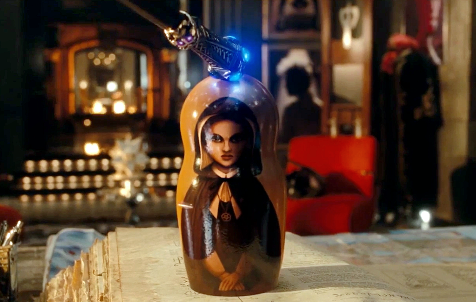 마법사의 제자 인형 장면