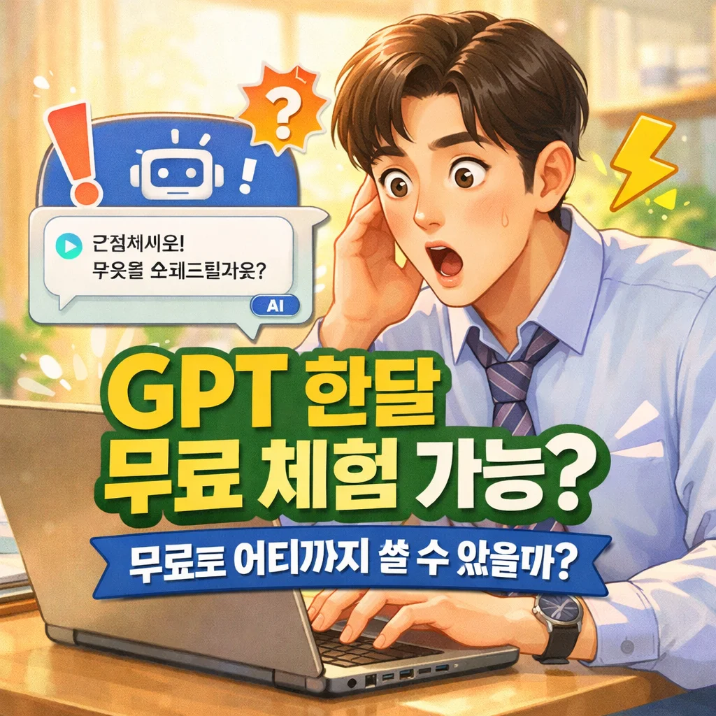 chatgpt 무료, GPT 한달 무료 체험, GPT 다운로드, 2026년 최신 업데이트