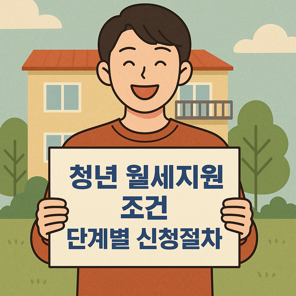 청년 월세지원 조건 단계별 신청절차 가이드