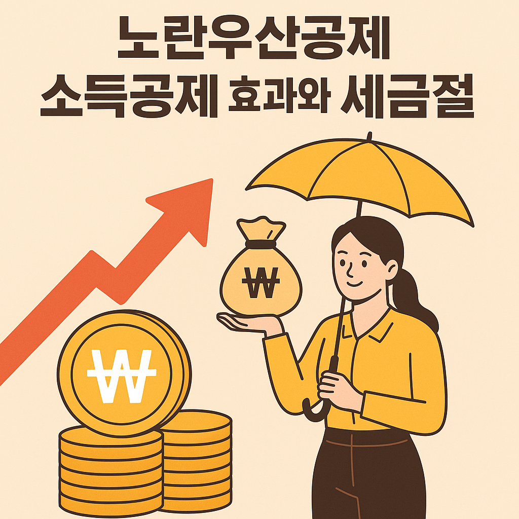 소득공제 효과와 세금절감 관련 사진