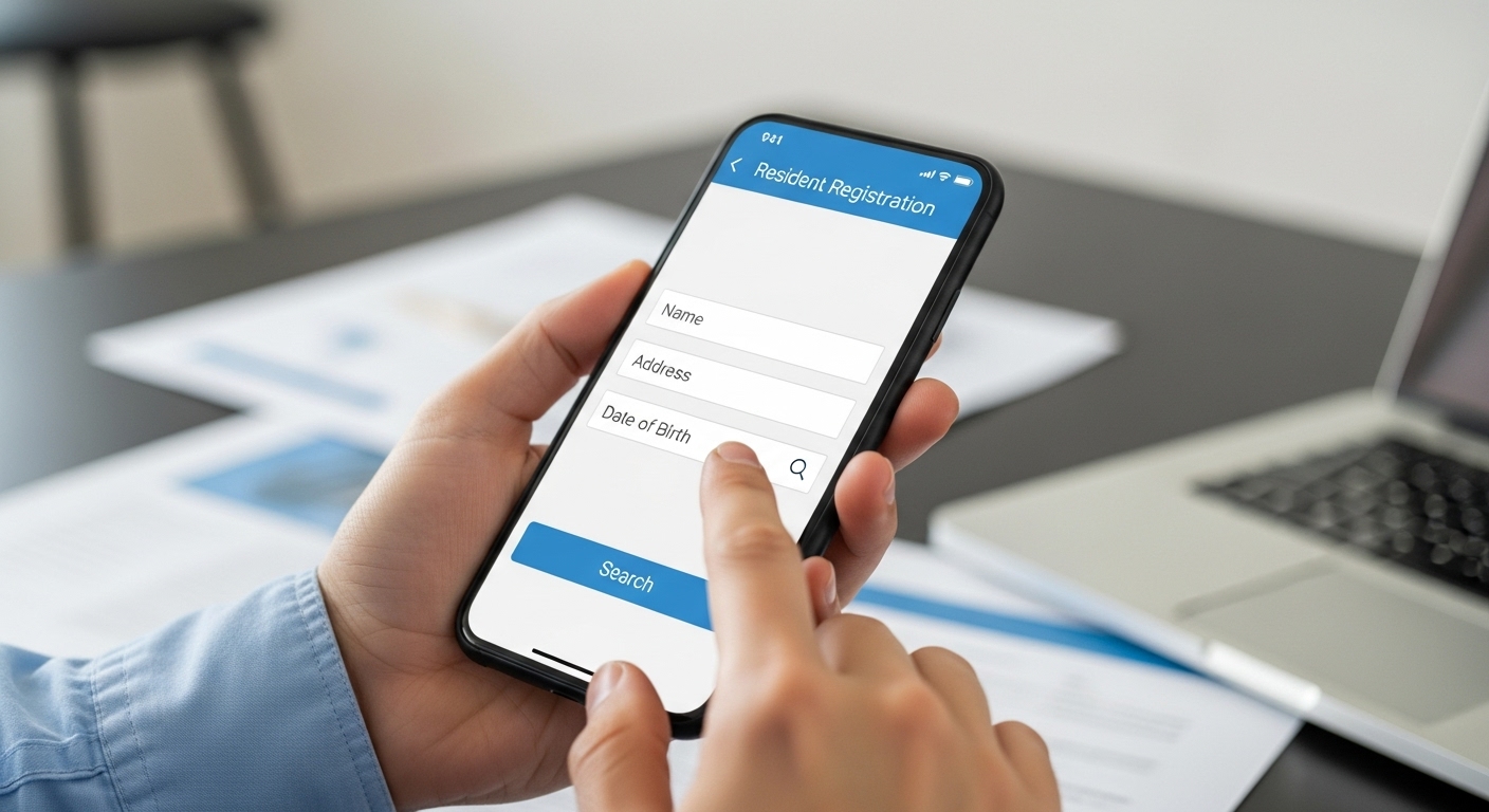 주민등록 사실조사 비대면