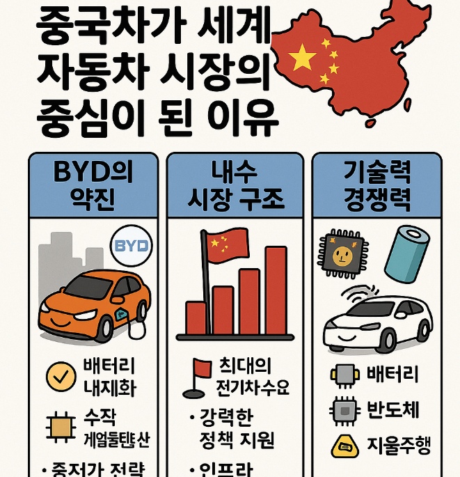 중국 자동차 산업 급성장