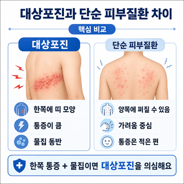 대상포진 초기증상