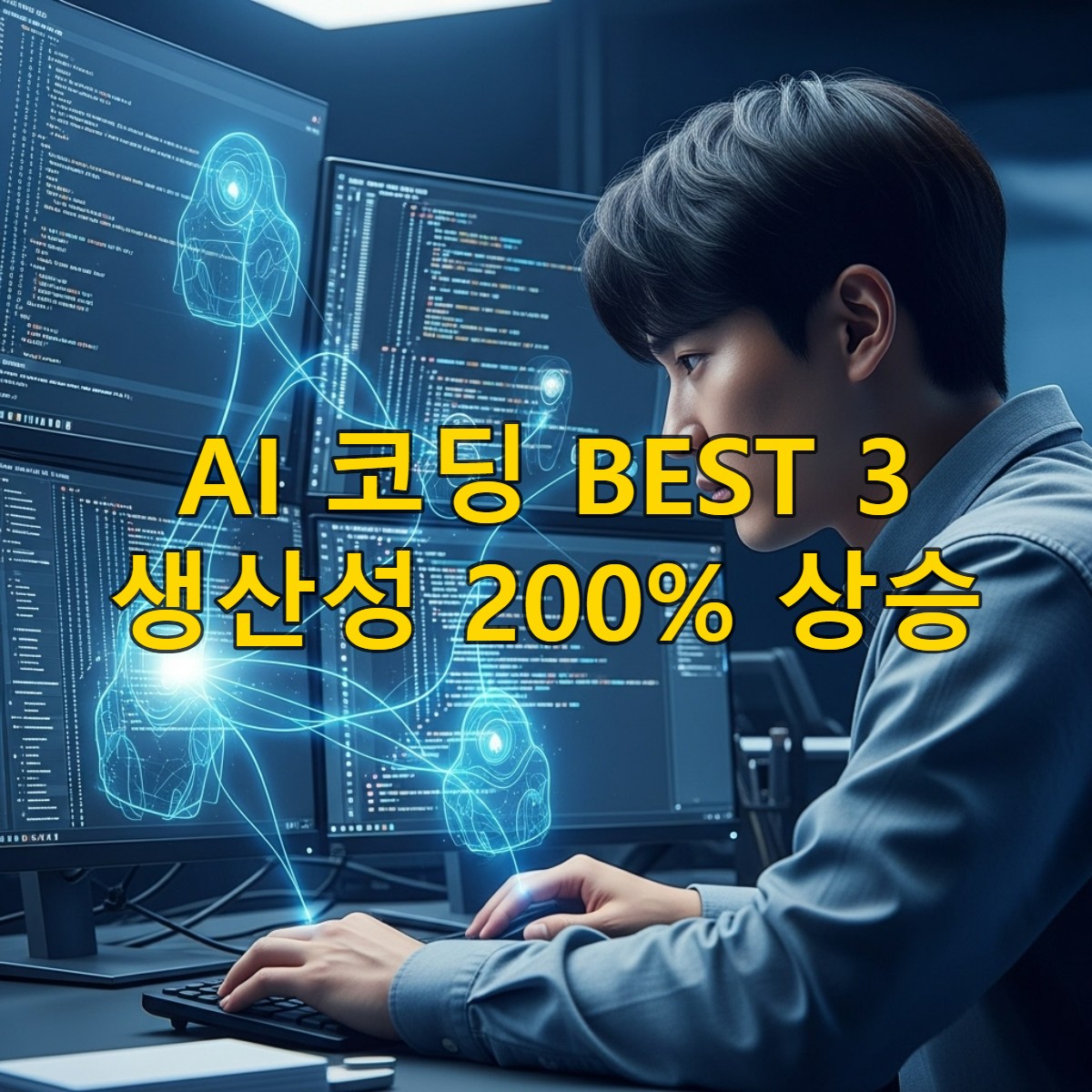 AI 코딩 도구를 활용하여 생산성을 높이는 젊은 개발자