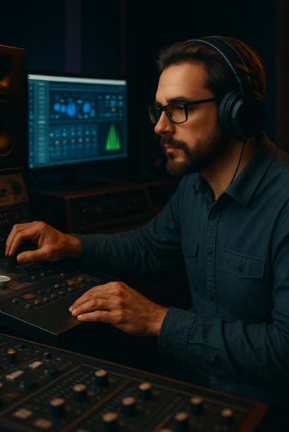 발라드 믹싱 과정 관련 사진