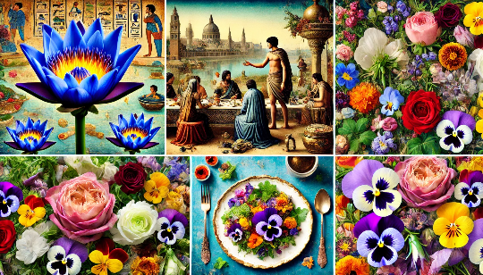 세계의 식용 꽃 역사