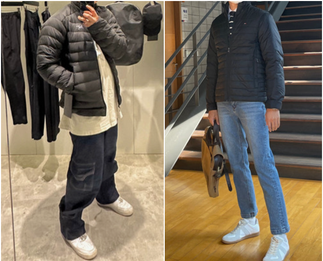 남성 경량 패딩 관련