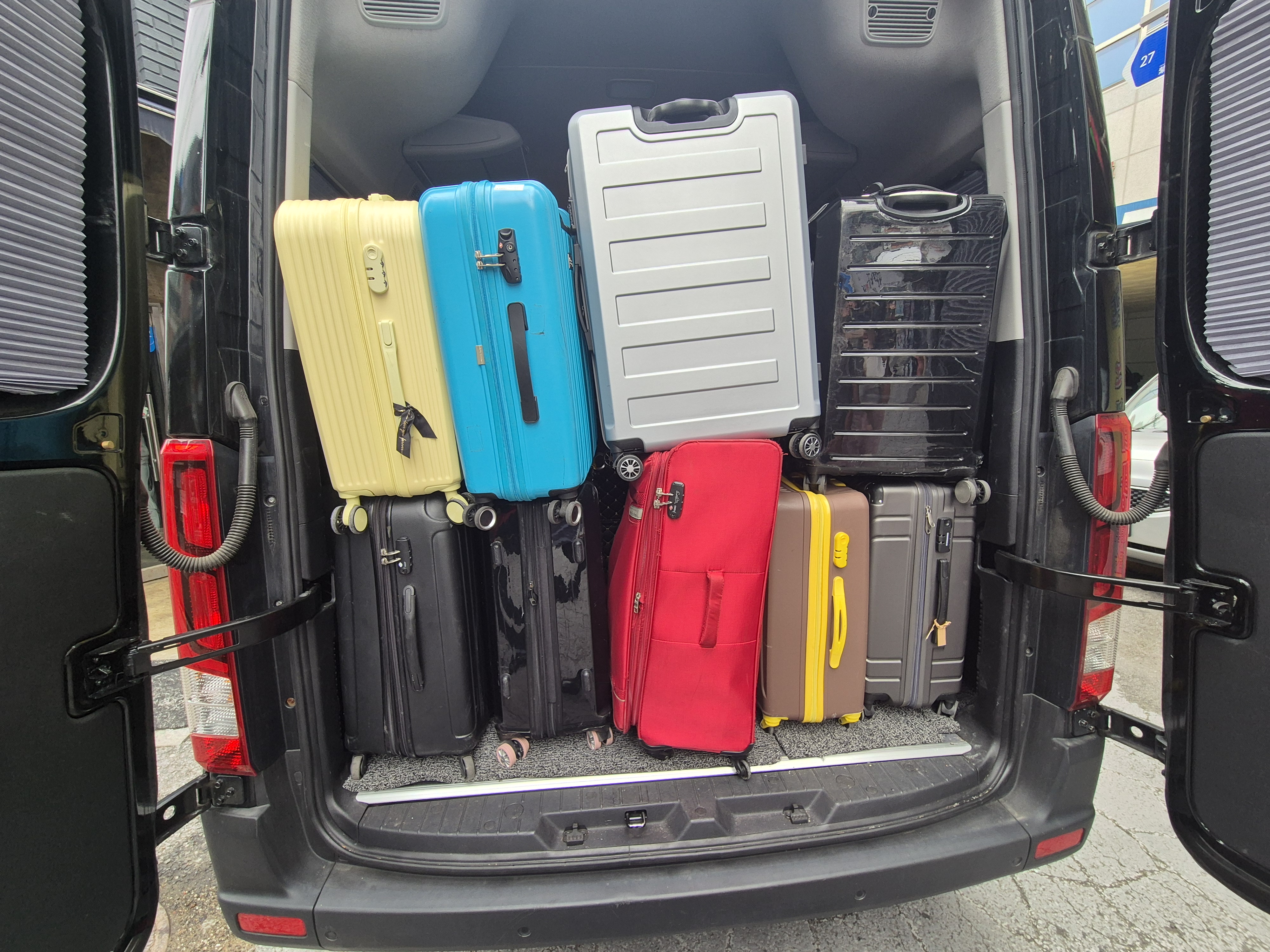 Airport transfer vehicle at Incheon International Airport