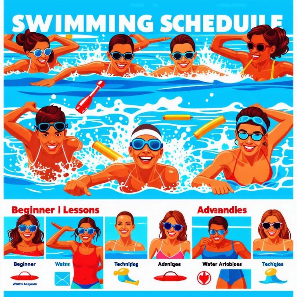 수영장-운동프로그램-포스터