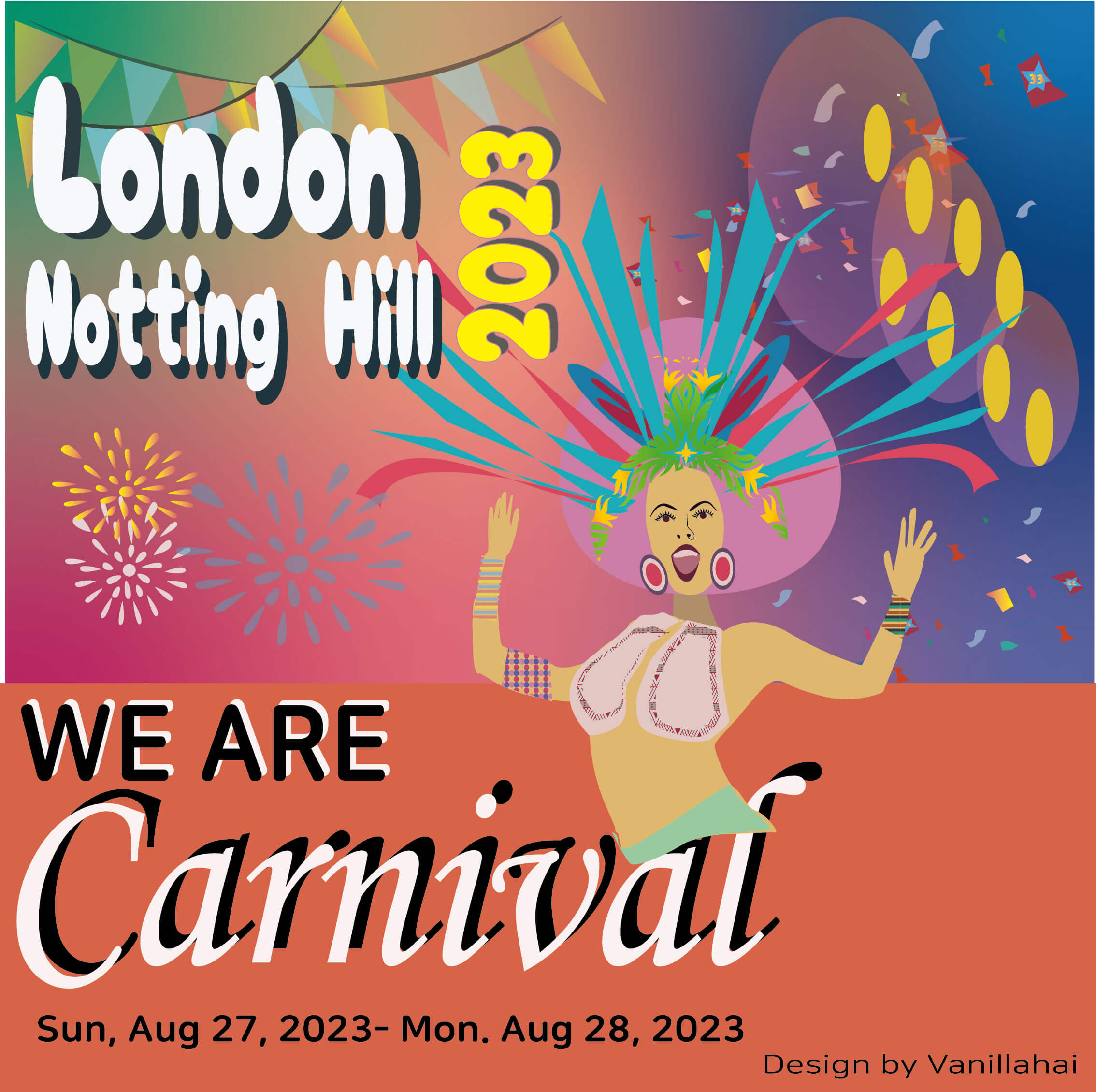 Notting Hill Carnival 2023&#44; LONDON