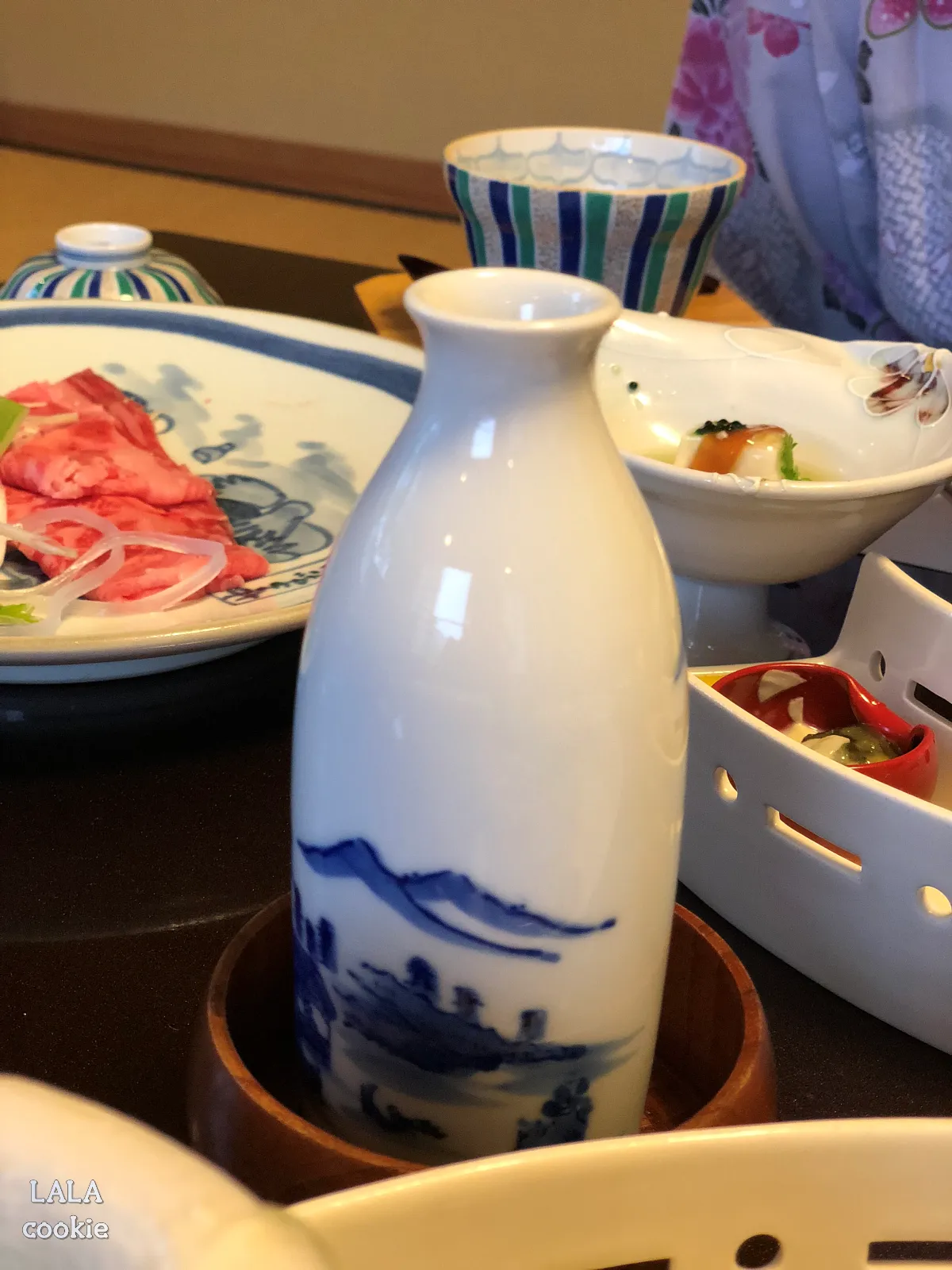 후쿠오카-유후인-료칸-추천-야마다야-가이세키-사케병