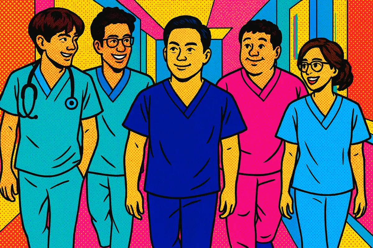 슬기로운의사생활-팝아트스타일