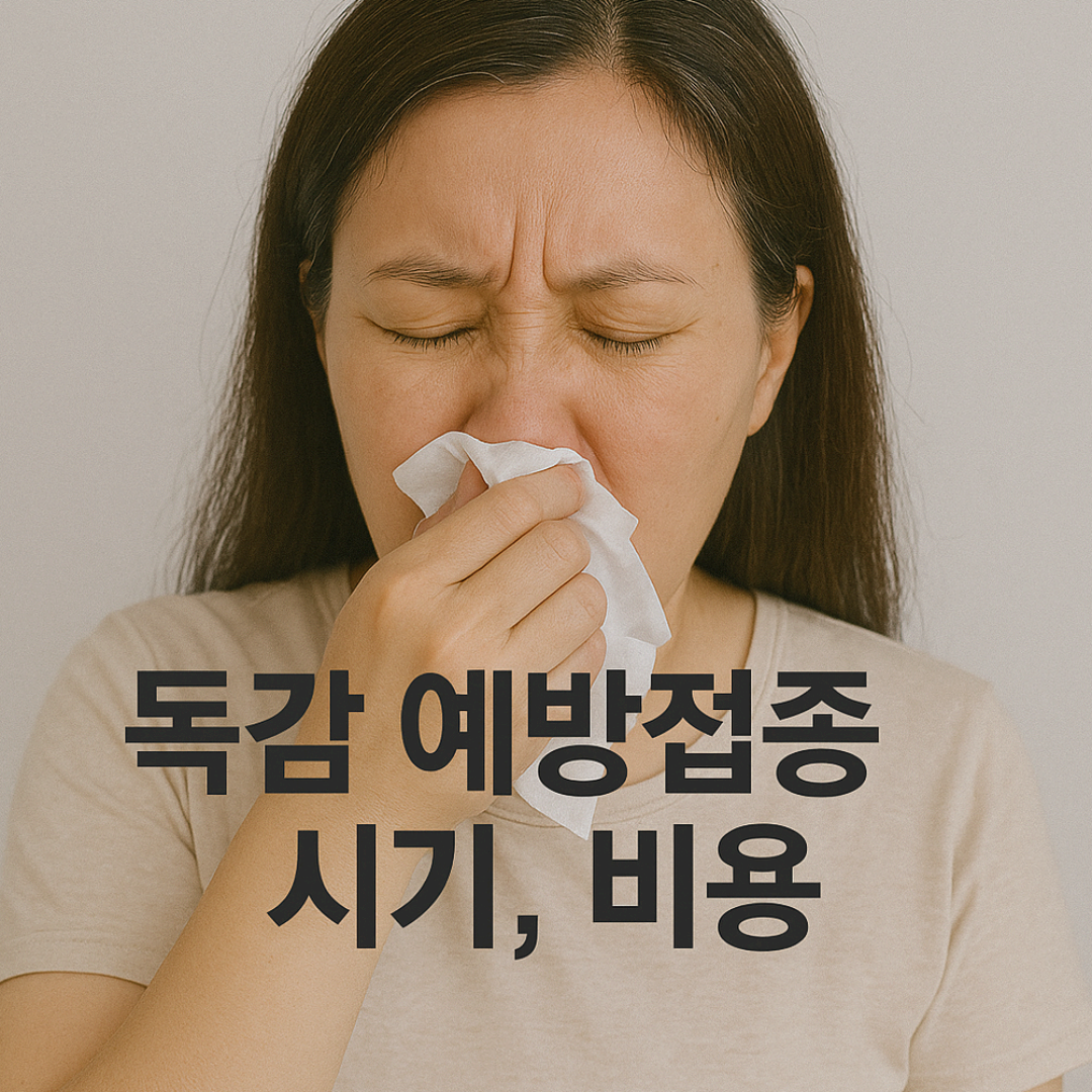 독감 예방접종 시기, 가을철이 가장 적기