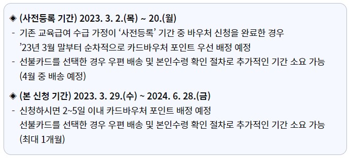 교육급여 신청기간