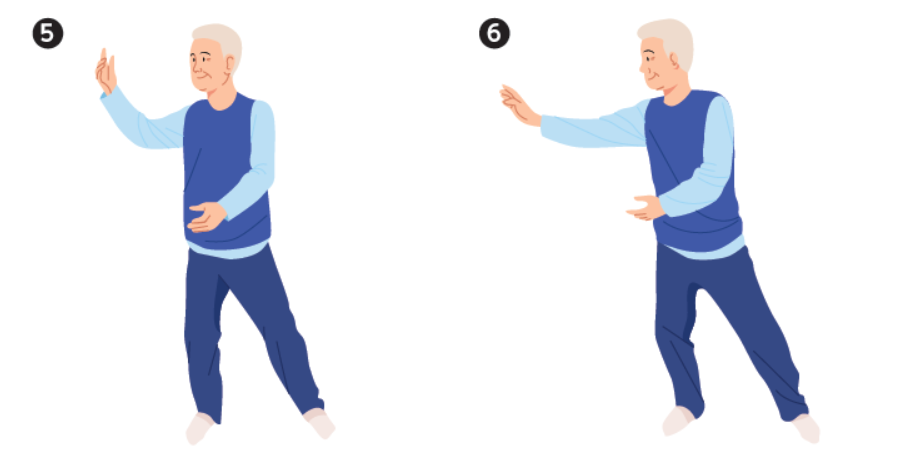 태극권 동작 그림