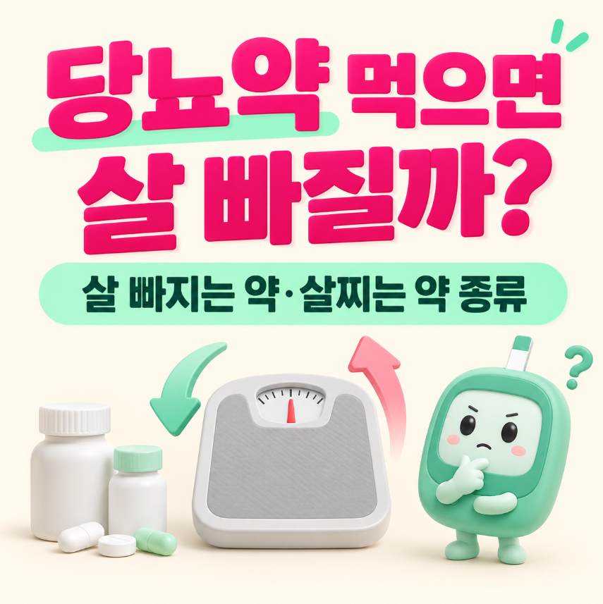 당뇨약 먹으면 살 빠질까?｜살 빠지는 당뇨약&middot;살찌는 당뇨약 종류 총정리