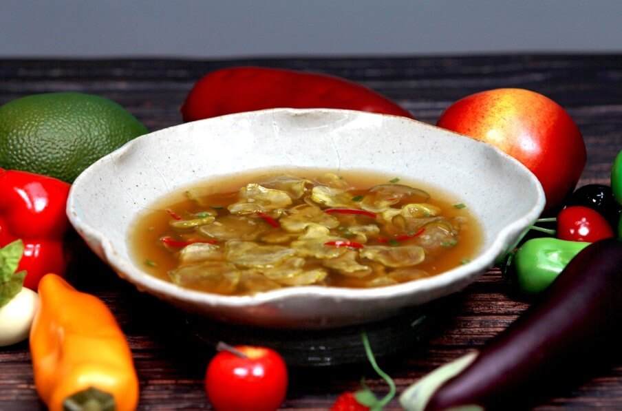 건강에 좋은 채소로 만든 요리