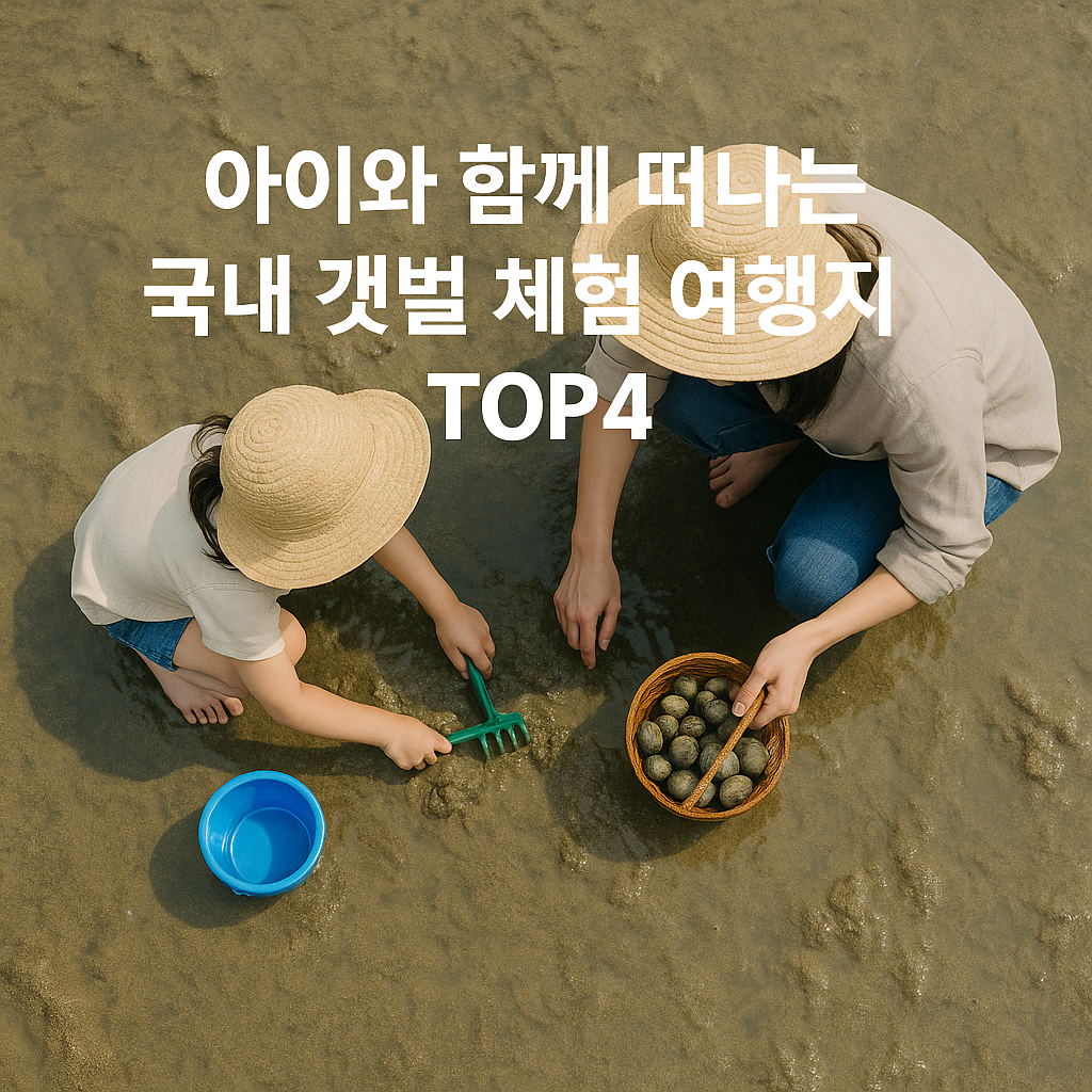 아이와 함께 떠나는 국내 갯벌 체험 여행지