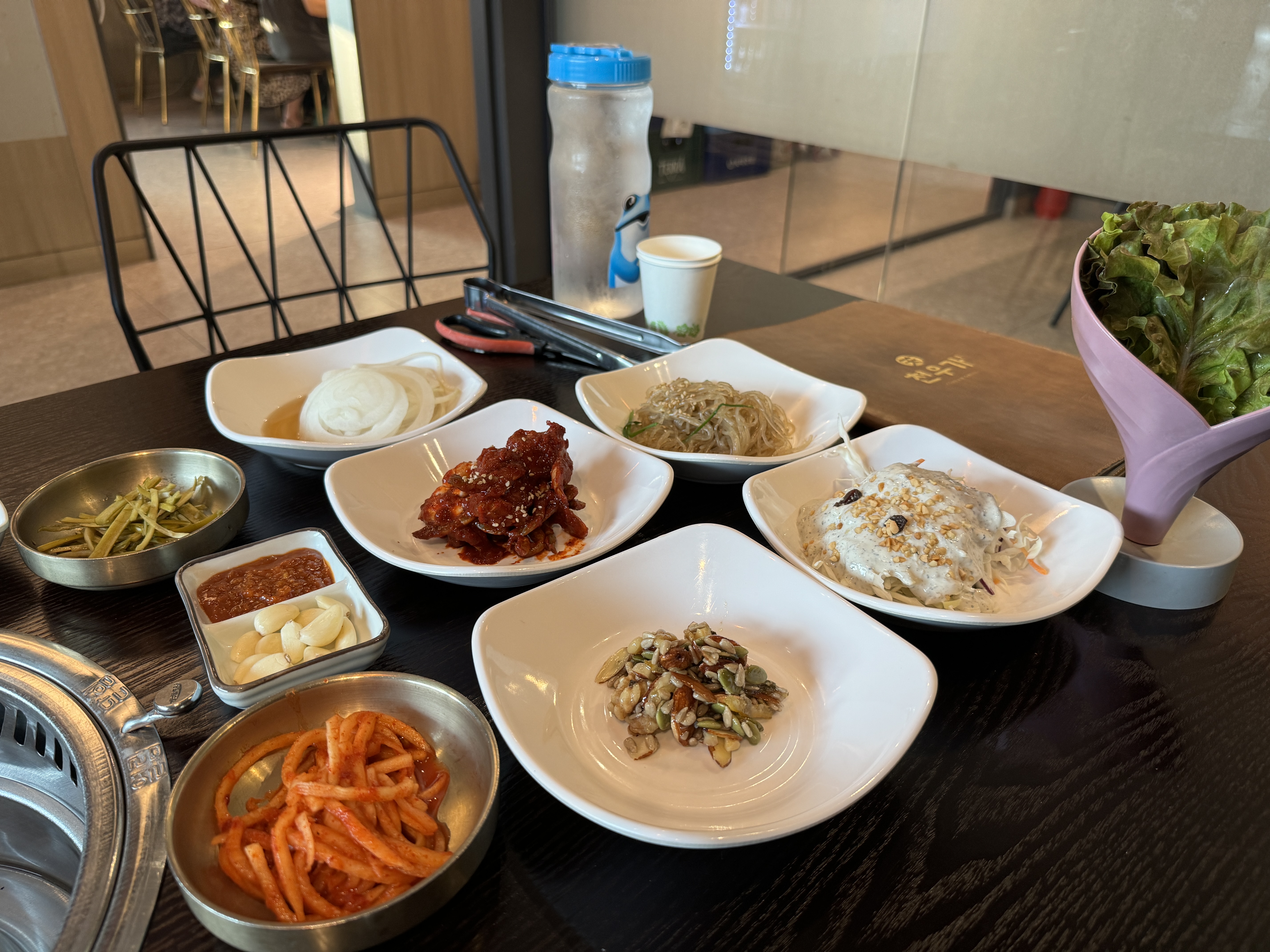 중계-한우-맛집-천우가-기본반찬