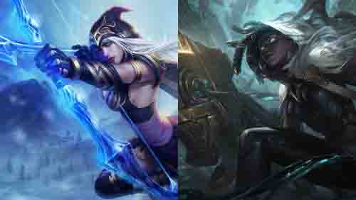 애쉬와 세나의 이미지