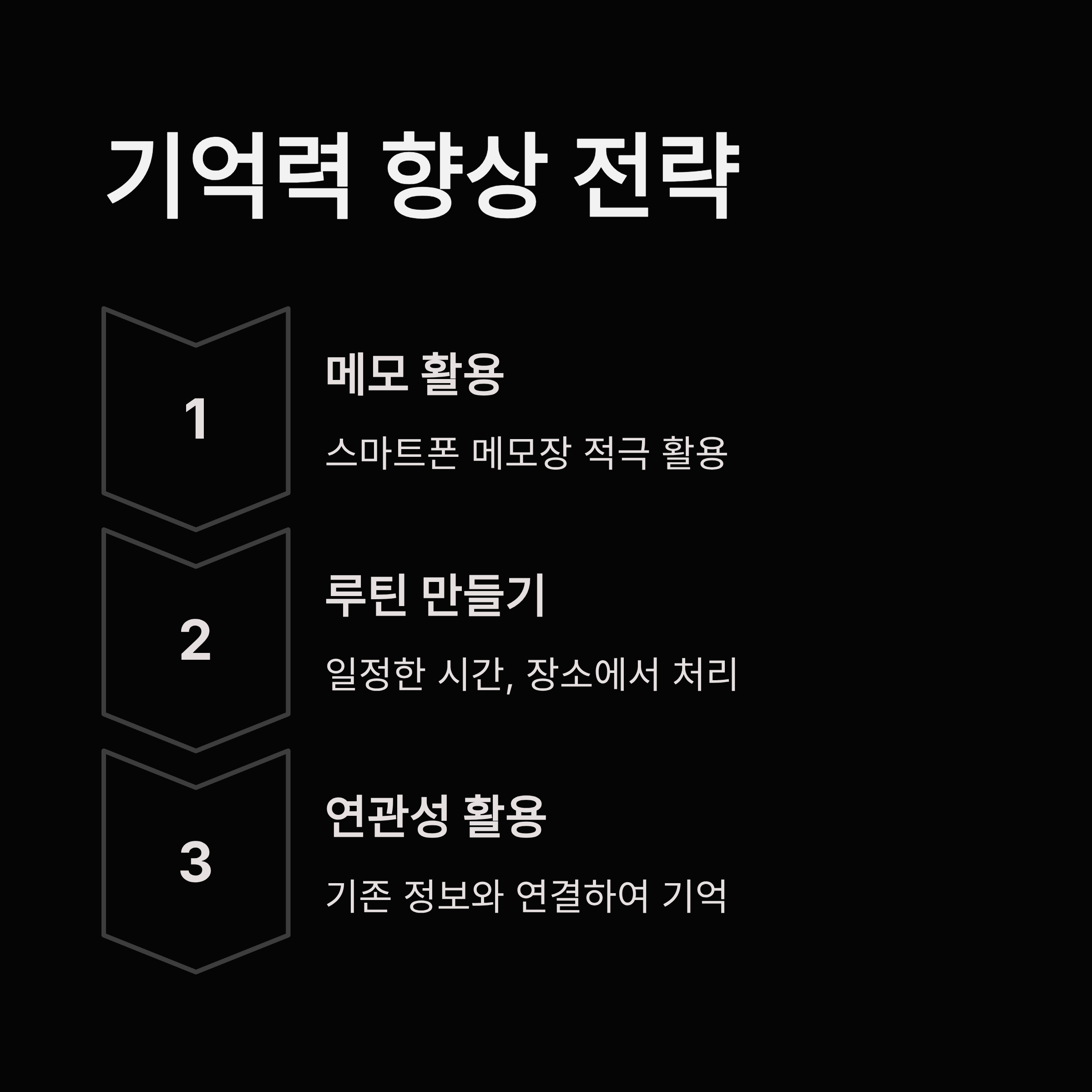 항암치료 케모브레인 기억력 향상 전략