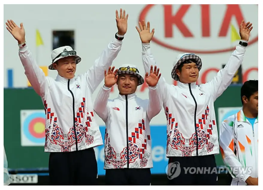 인천-아시안게임-양궁-컴파운드-남자단체전-은메달
