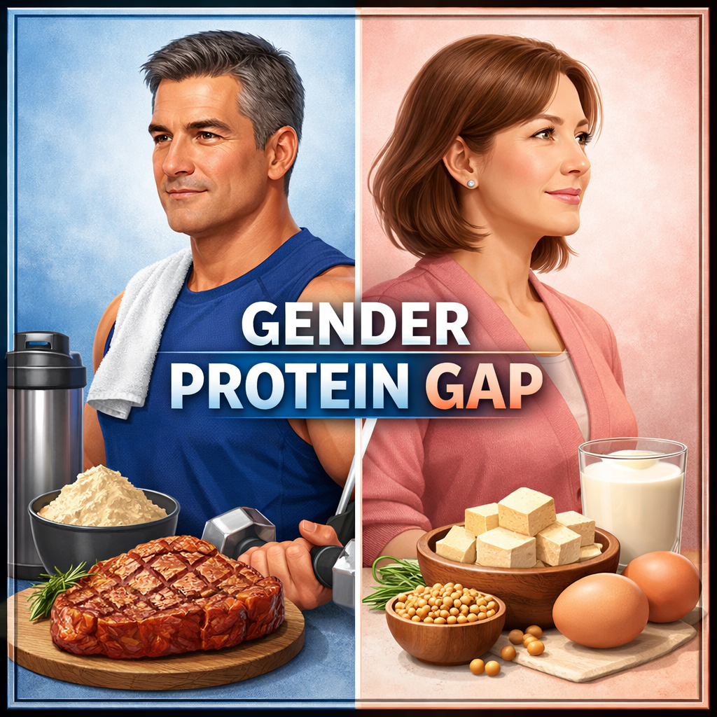 중년 남성과 여성의 단백질 필요량 차이