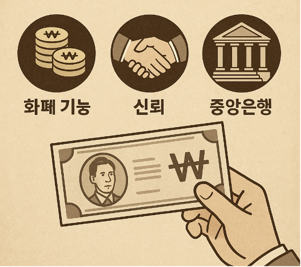 진짜 화폐란? (화폐 기능, 신뢰, 중앙은행)