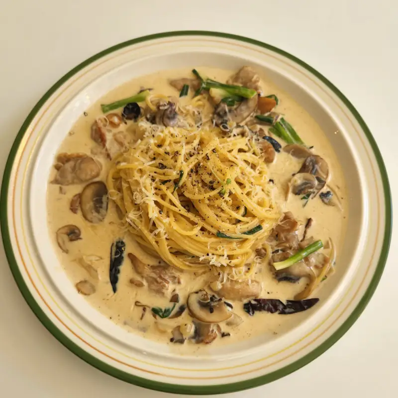 탐키친-된장치킨크림파스타