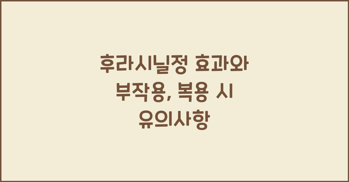 후라시닐정