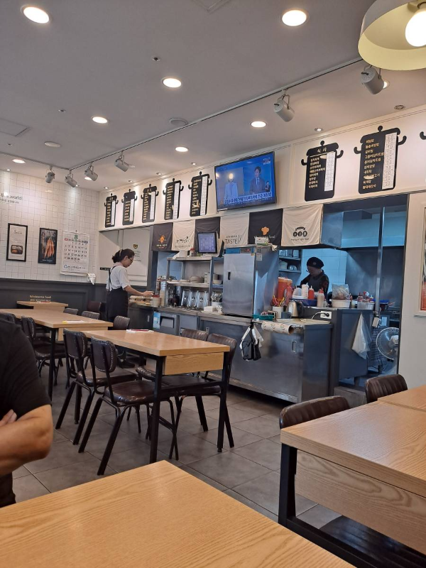 김밥천국 매장풍경