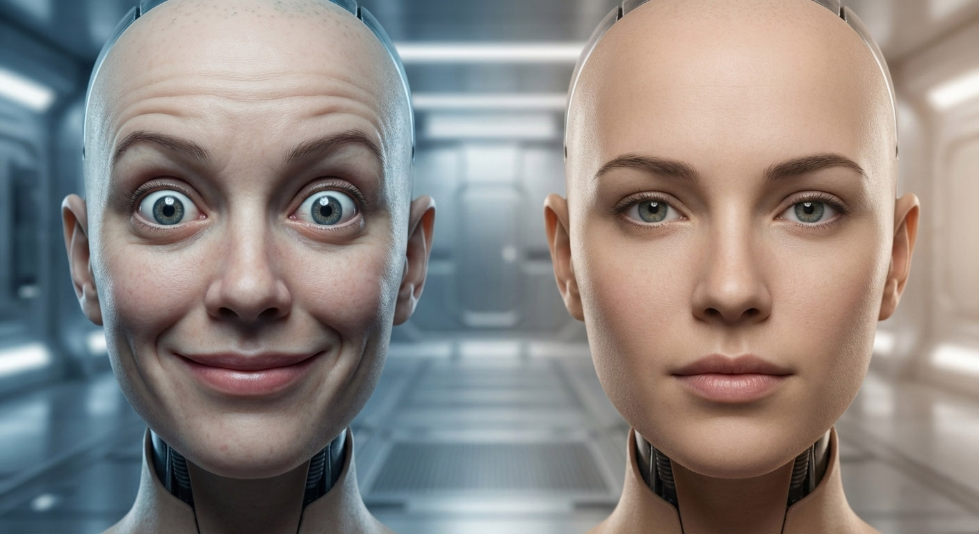 휴머노이드 얼굴의 표정 과잉 문제와 인지 혼란