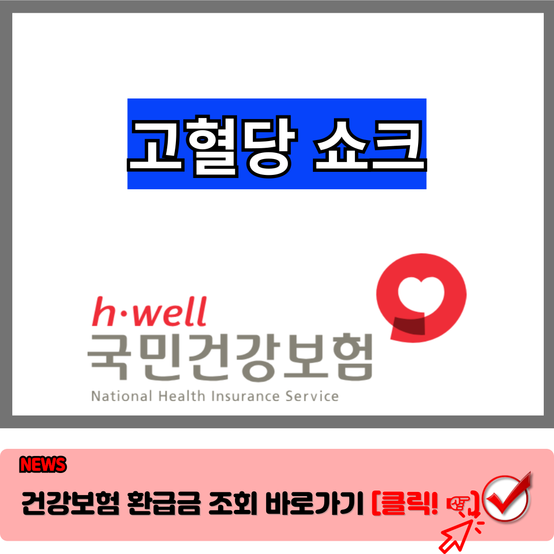 고혈당 쇼크 원인, 증상, 낮추는 방법 총정리 혈당관리 중요성 a