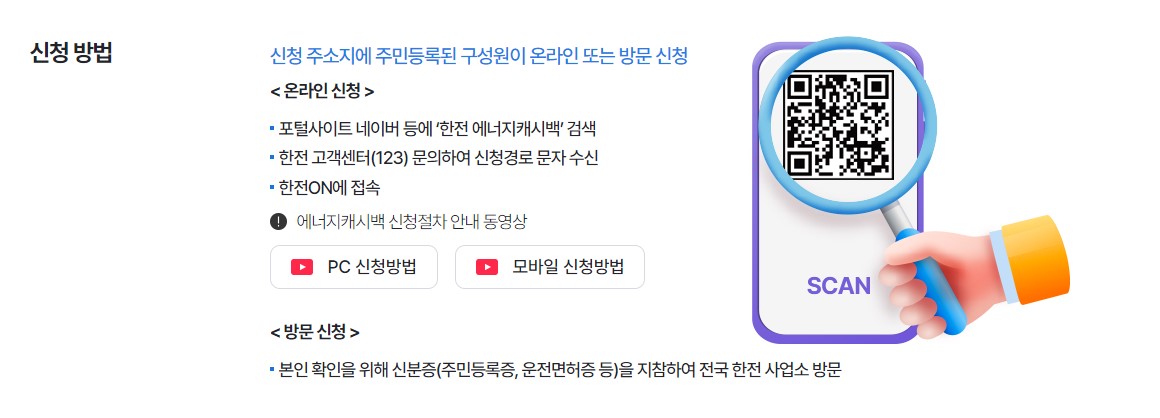 한전 에너지 캐시백 신청방법 혜택 에너지 절약 팁