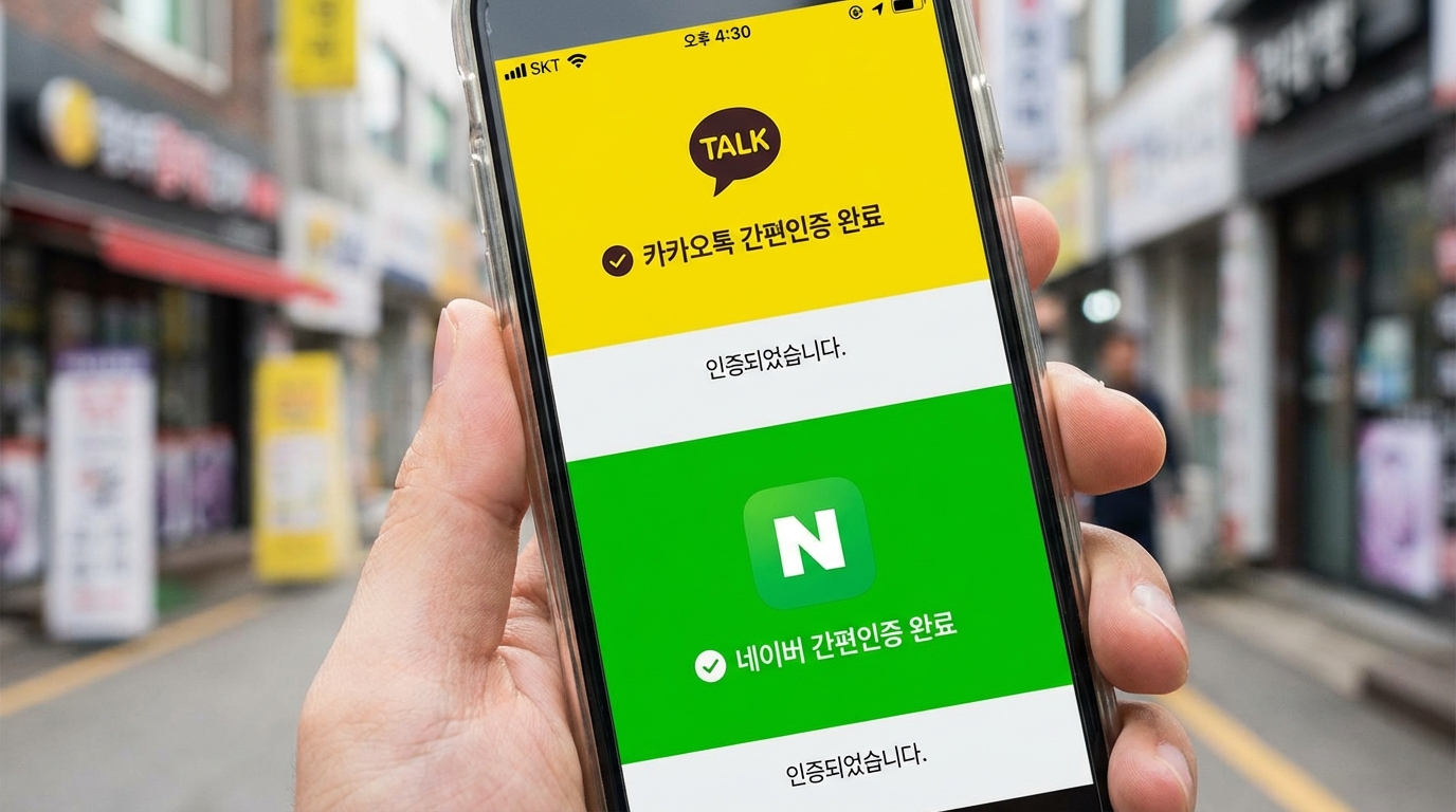 간편인증 오류 해결 가이드 이미지