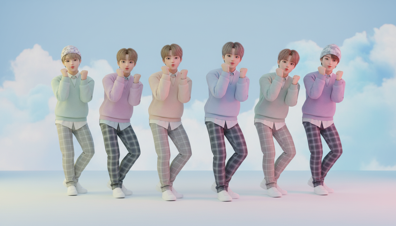 5세대 아이돌 1위 TWS(투어스)의 '앙탈 챌린지' 열풍