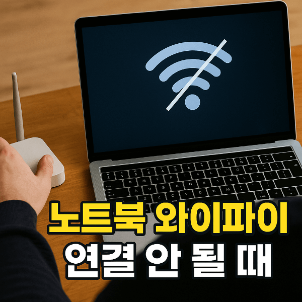 노트북 와이파이 연결 안 될 때 해결법 썸네일