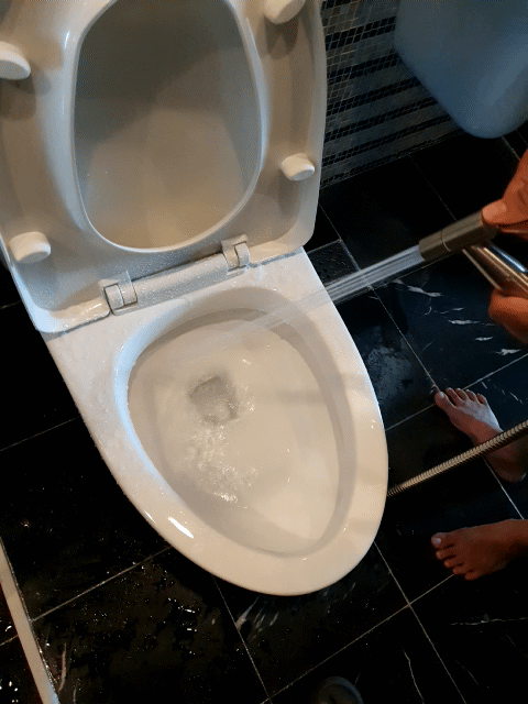 화장실 스테인레스 청소용 샤워건 물쌀