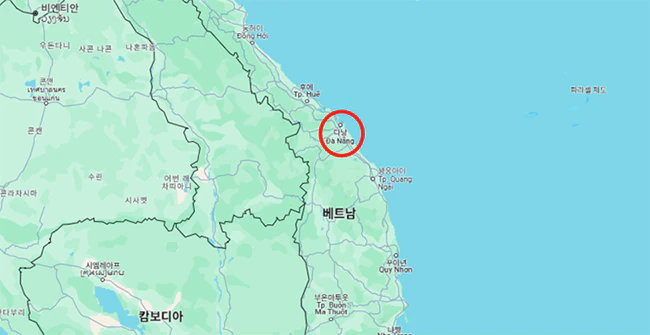 베트남_다낭_위치