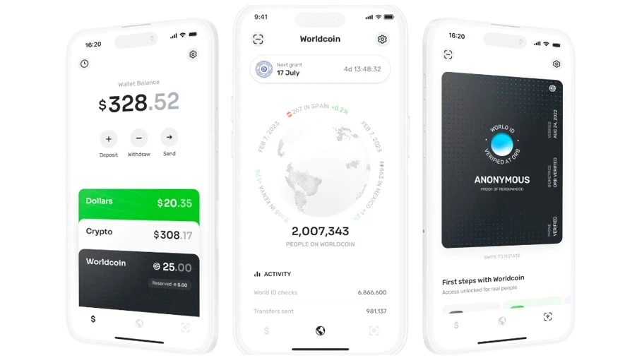 월드코인-어플-이미지