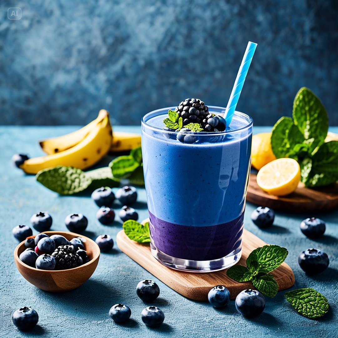 블루스파이럴라: 항산화제, 면역력, 스무디 활용법