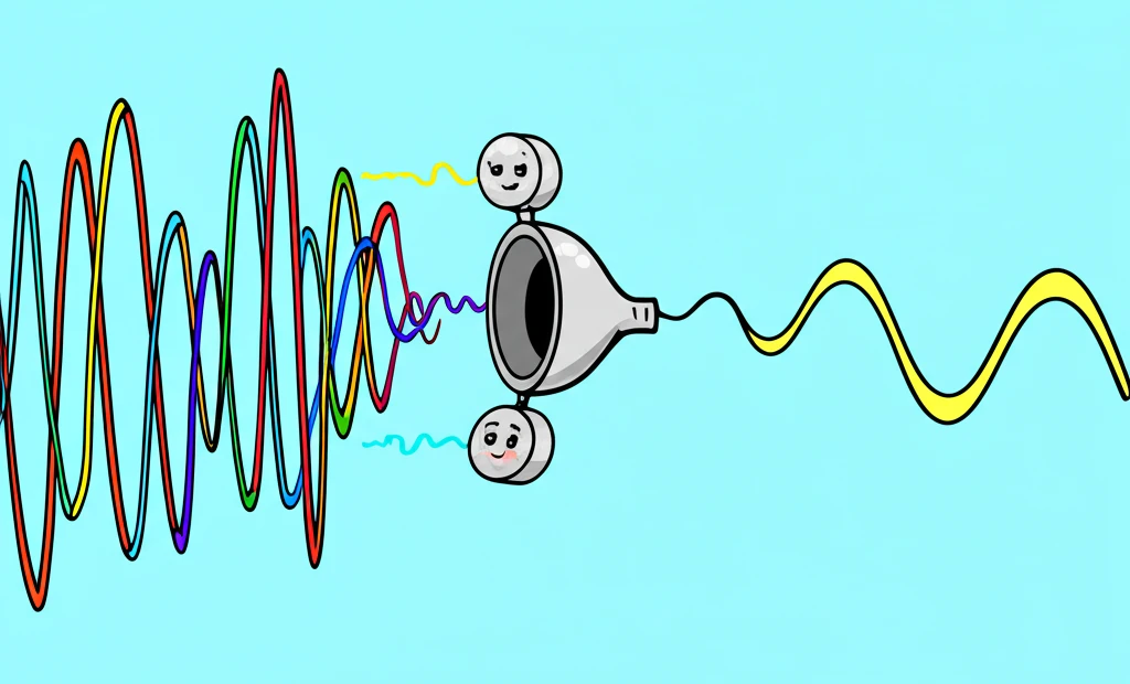 국부 발진기와 혼합기를 통한 중간 주..