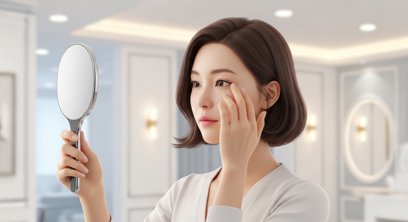 몽고주름, 앞트임