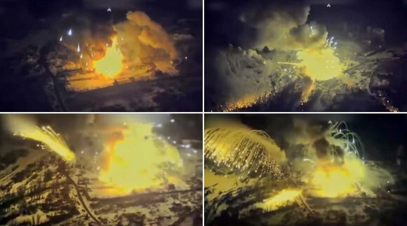 러시아의 '악마의 무기' 진공폭탄 창고 대 폭발